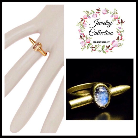 THE2BANDITS OMBRÉ STONE BULLET SETTING RING A3C - Picture 8 of 8